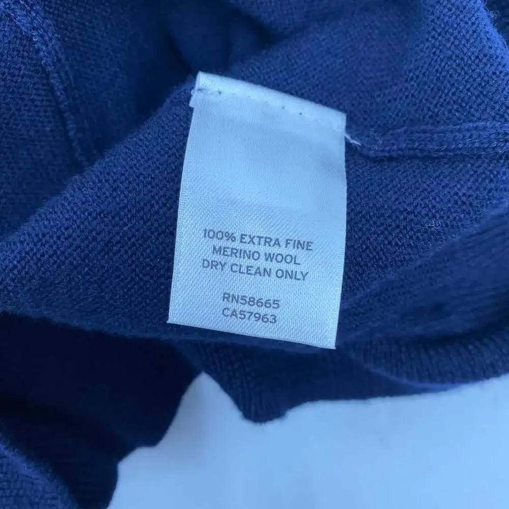 Nordstrom Blue Merino Wool Vest Knit | Men’s Medium